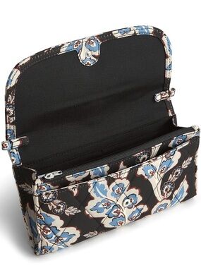 Vera Bradley Wildwood Wallet Crossbody in Calyx + Quill Performance Twill